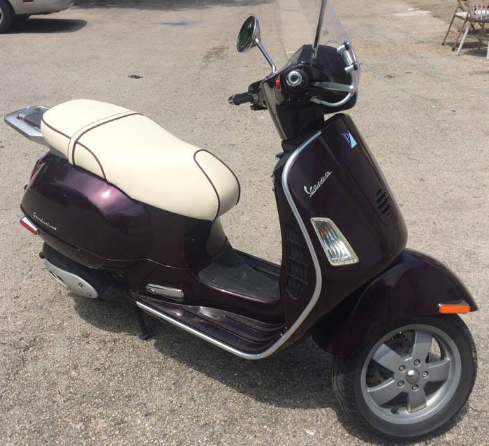 Vespa GT200 Granturismo seat cover collection by Cheeky Seats
