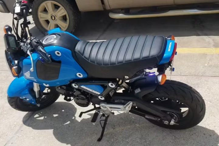 READY TO SHIP! 2022 - 2026 Honda Grom Tuck and Roll Seat Cover Padded