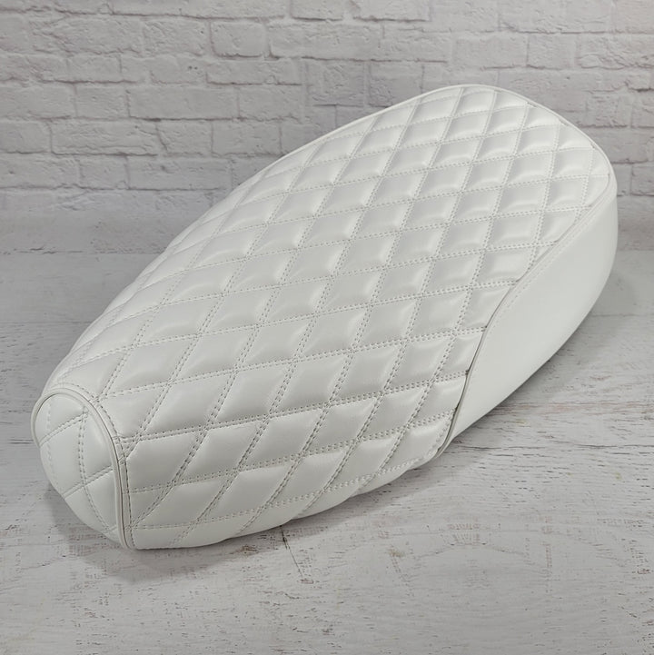 Genuine Buddy KICK White Diamond Handmade Seat Cover Handmade