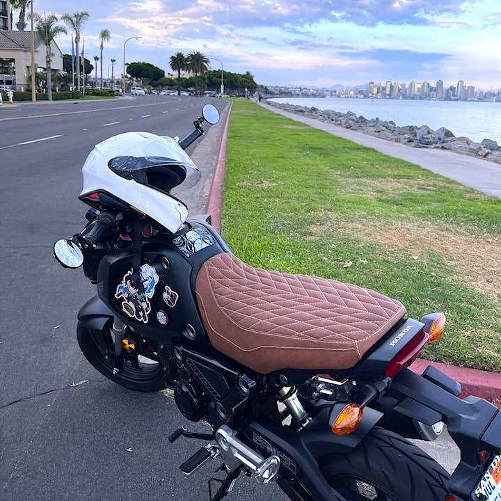 Honda Grom Seat Cover 2013 - 2026 Chevron Moab MSX125 Seat Cover