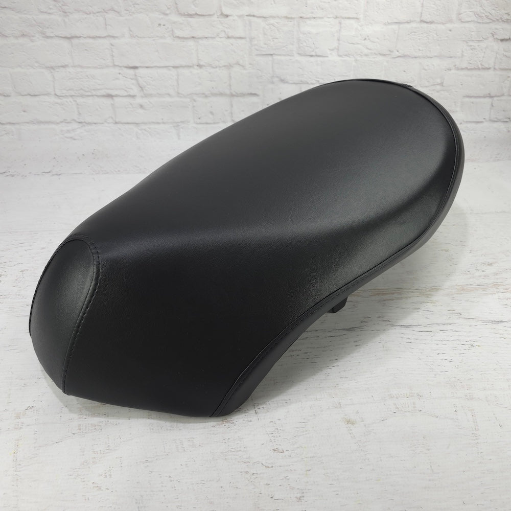 READY TO SHIP! Honda Metropolitan CH50 Classic Black Seat Cover - No staples!, handmade Honda Metropolitan seat cover by Cheeky Seats, product detail view 5