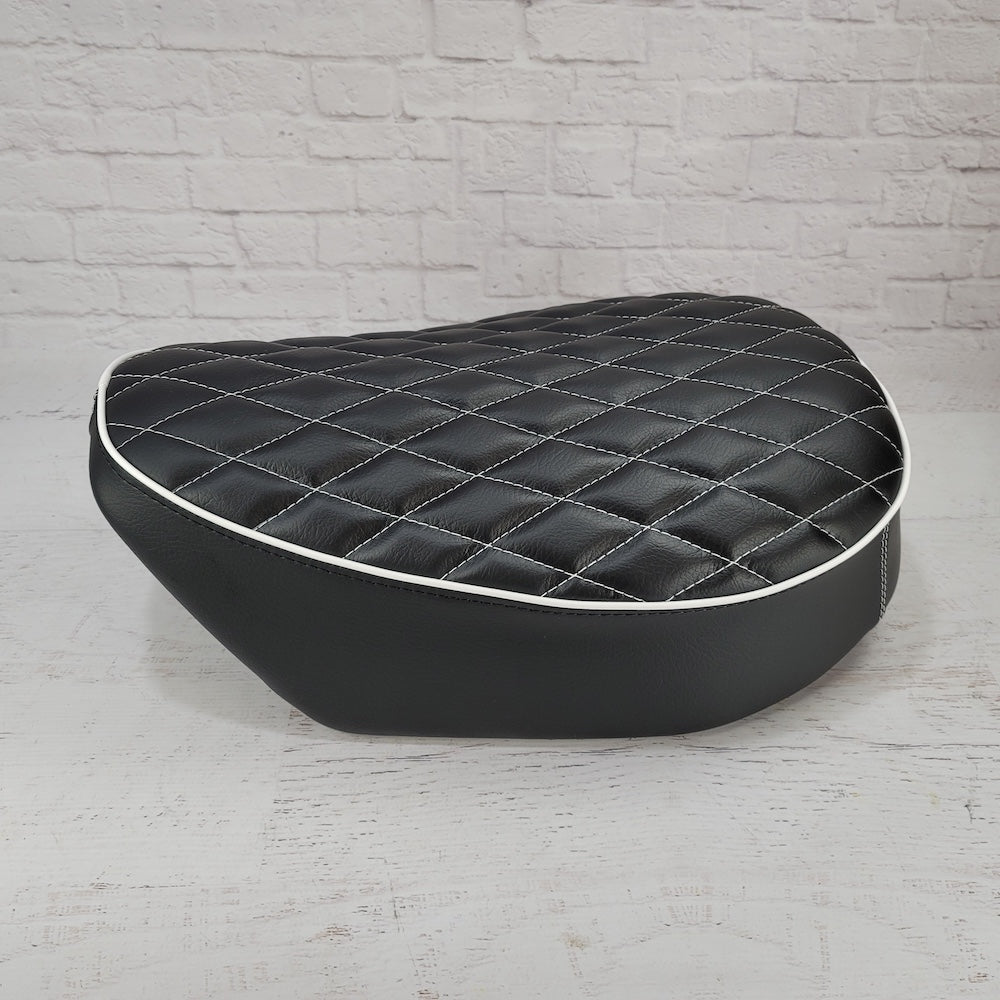 Honda Monkey single diamond stitch seat cover with piping