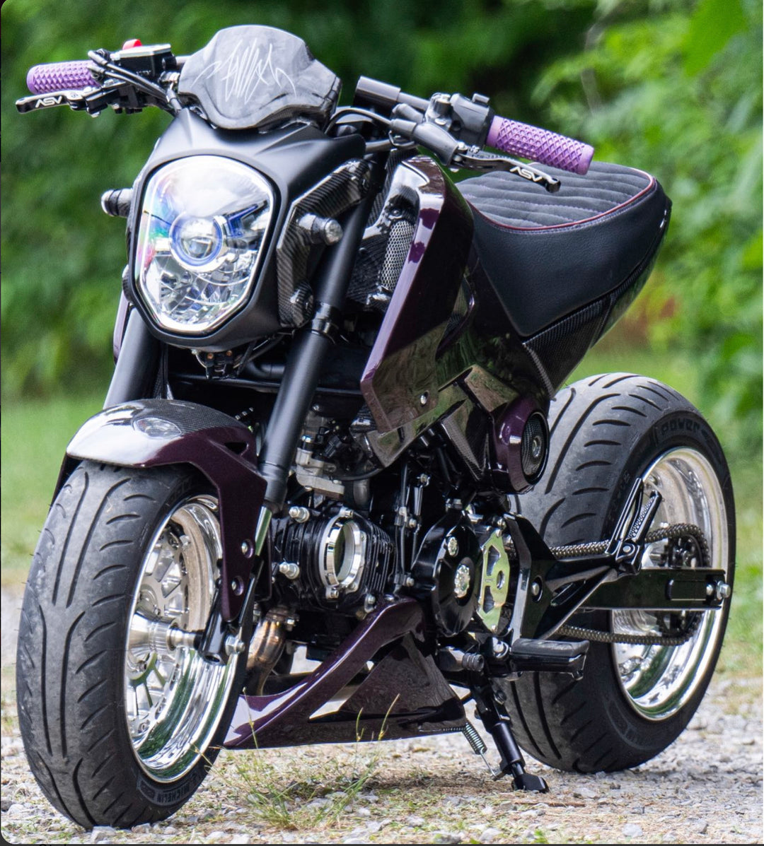 Honda Grom Rayas Seat Cover MSX125  Alcantara® Suede