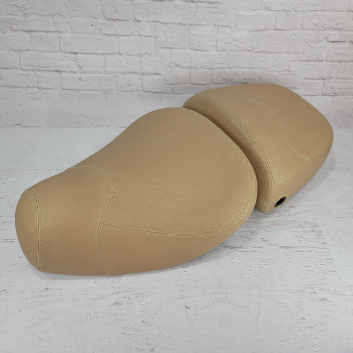 Vespa LXV Matte Camel Tan Seat Cover Handmade