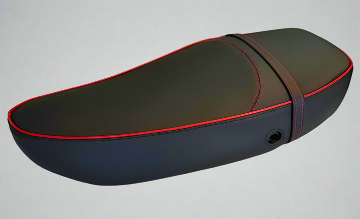 Vespa S / LX  50 125 150 TOURING SADDLE Seat Cover with Piping - Choose your own color