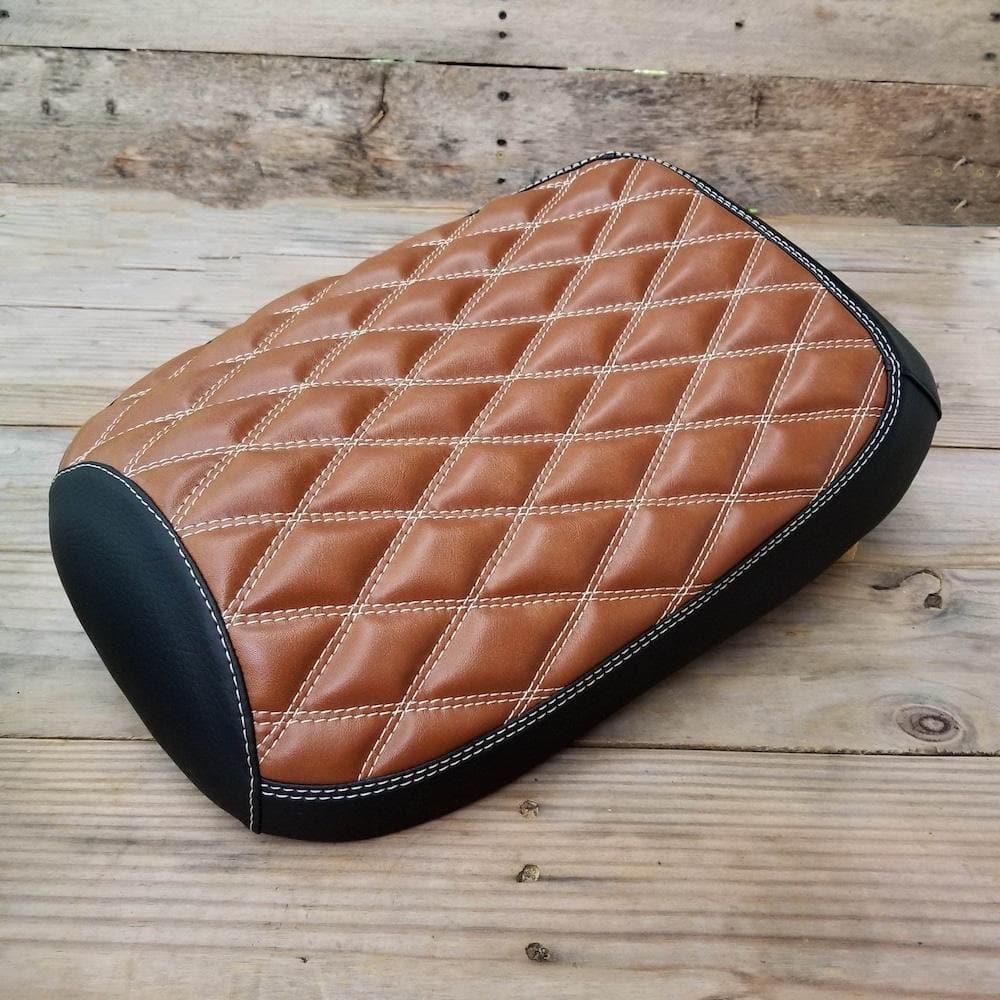 Honda Ruckus Diamond Seat Cover Caramel Brown