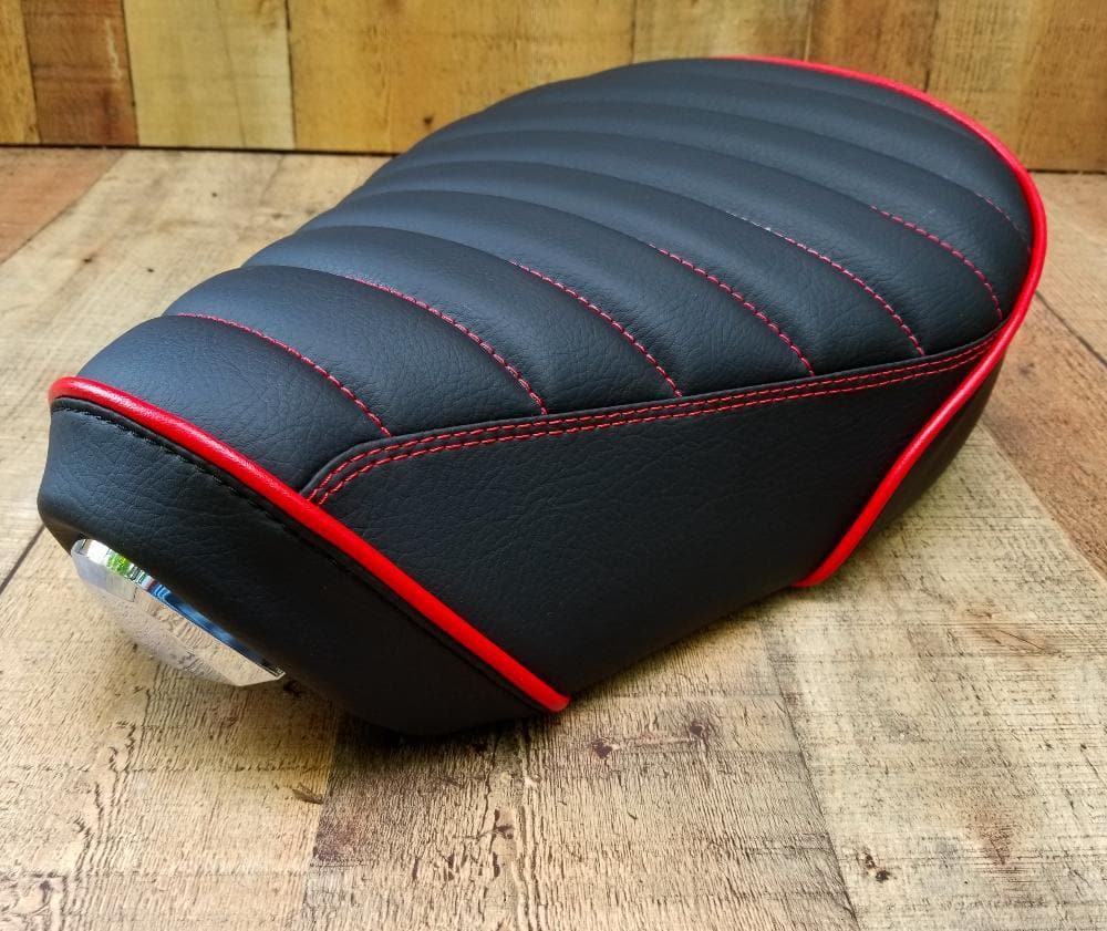 Honda Super Cub C125 matte black seat cover by Cheeky Seats