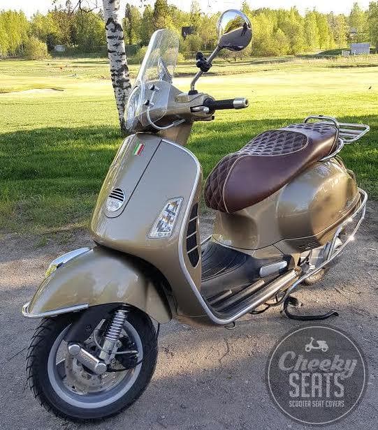 Vespa GTS double diamond seat cover