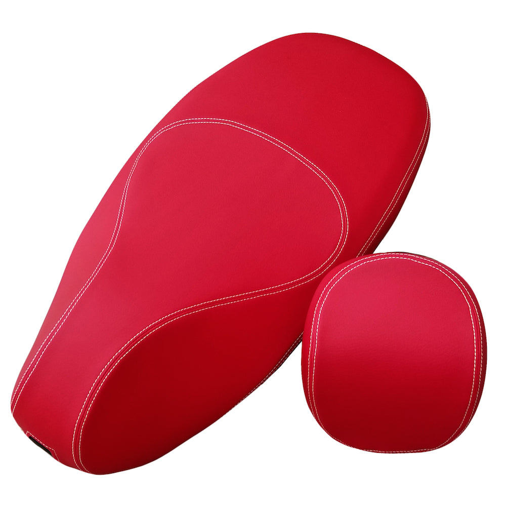 Vespa Primavera Sprint Seat Cover Matte Red by Cheeky Seats