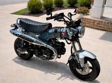 Honda Dax Seat Cover Tuck and Roll by Cheeky Seats