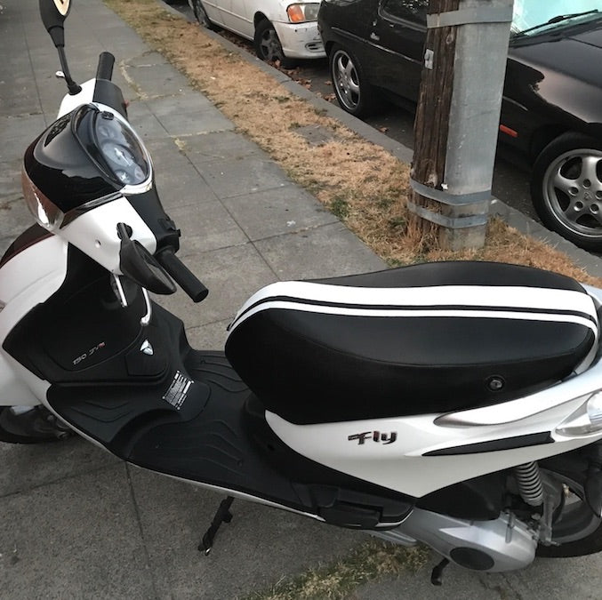 Piaggio Fly seat covers by Cheeky Seats