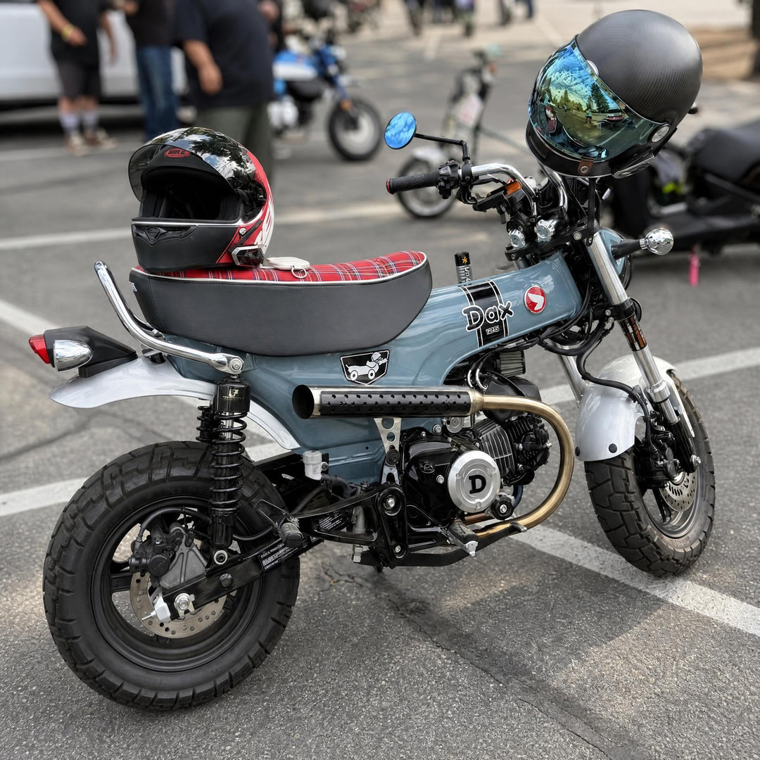 Honda Dax 125 Tartan Plaid Seat Cover