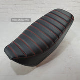 Ready to Ship! 2022-26 Honda Grom Tuck and Roll Seat Cover, handmade Honda Grom seat cover by Cheeky Seats, product detail view 2