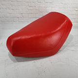 Honda Elite SA50 Red Seat Cover, handmade Honda Elite SA50 seat cover by Cheeky Seats, featured product view