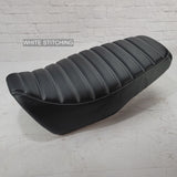 Ready to Ship! 2022-26 Honda Grom Tuck and Roll Seat Cover, handmade Honda Grom seat cover by Cheeky Seats, product detail view 6