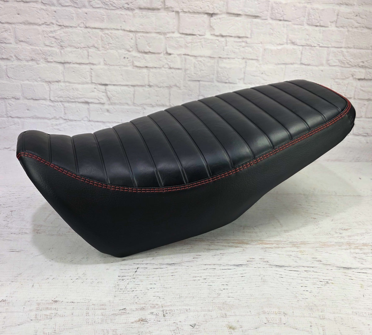 Honda Grom WATERPROOF Pleat Seat Cover MSX125, handmade Honda Grom seat cover by Cheeky Seats, product detail view 4