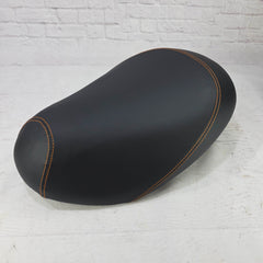 Honda Metropolitan CH50 Seat Cover Matte Black with French Seams