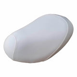 Honda Metropolitan CH50 Cottage White Seat Cover - No staples!, handmade Honda Metropolitan seat cover by Cheeky Seats, featured product view