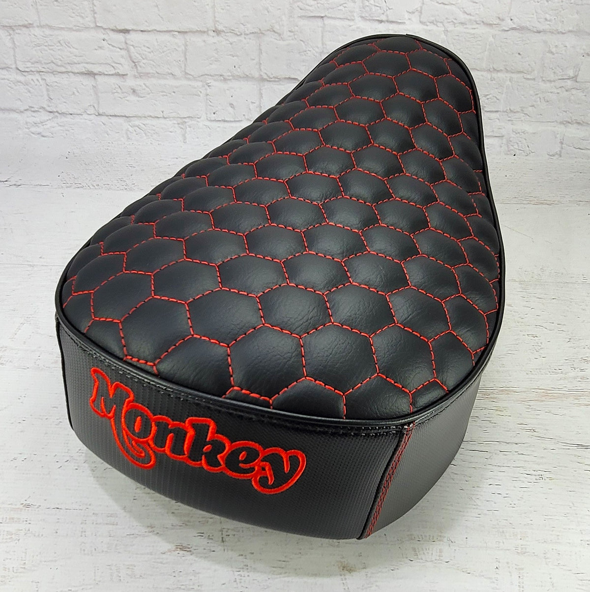 Honda Monkey honeycomb hexagon stitch seat cover