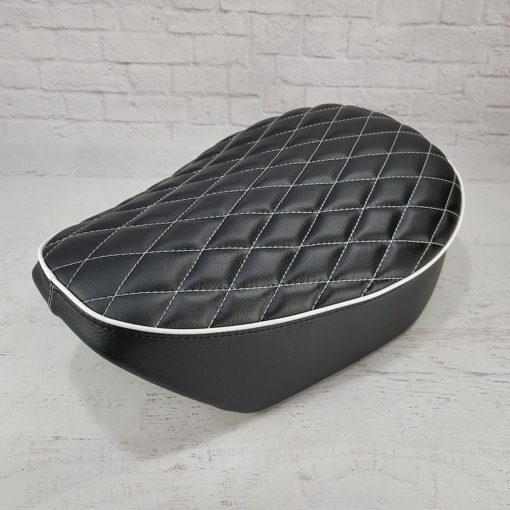 Honda Monkey single diamond stitch seat cover with piping