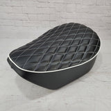 Honda Monkey single diamond stitch seat cover with piping