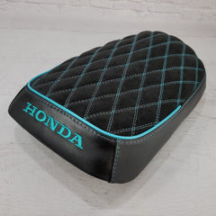 Honda Ruckus Alcantara® Suede diamond seat cover with piping