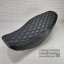 Black Stitching and Piping