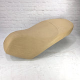 Piaggio Liberty Seat Cover in Matte Camel, handmade by Cheeky Seats