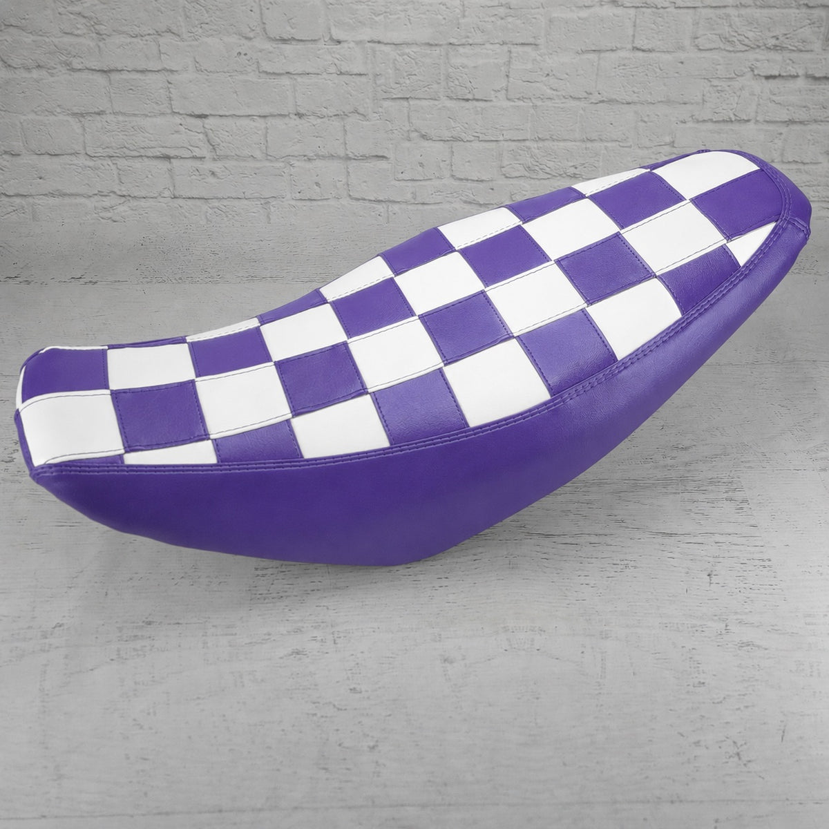 Honda Navi purple and white checkers seat cover