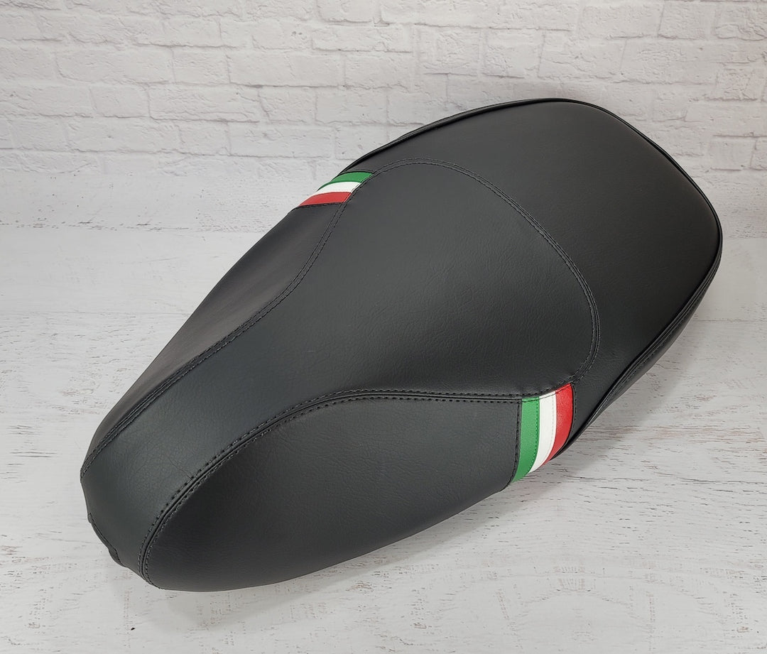 Vespa Sprint Primavera Black with Italian Racing Stripes