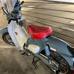 Honda Super Cub / Trail 125 Red Mini Pleat Seat Cover
