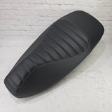 Vespa GTS black tuck and roll seat cover