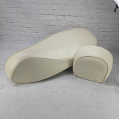 Vespa GTS 250 300 Seat Cover Vanilla Cream with Piping