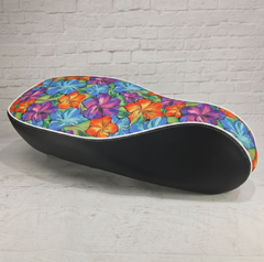2022–2026 Vespa GTS 300 Mahalo Hawaiian Flowers Seat Cover, Waterproof