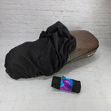 Vespa GTS rain cover in black by Cheeky Seats