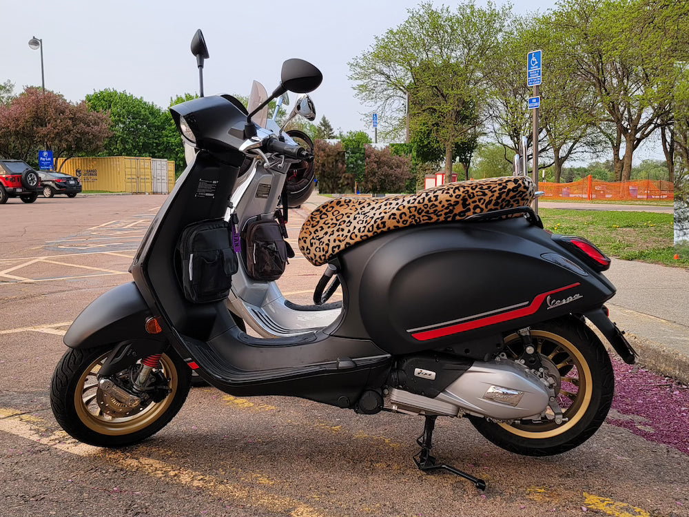 Sprint / Primavera Cheetah Zebra Leopard Fur Seat Cover - choose your fur! by Cheeky Seats