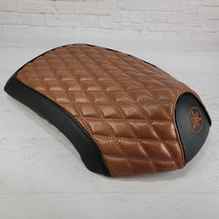 Yamaha C3 Black and Tan Diamond Seat Cover XF 50 VOX Giggle