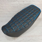 Honda Grom Rectangle Grid Seat Cover, handmade Honda Grom seat cover by Cheeky Seats, product detail view 5