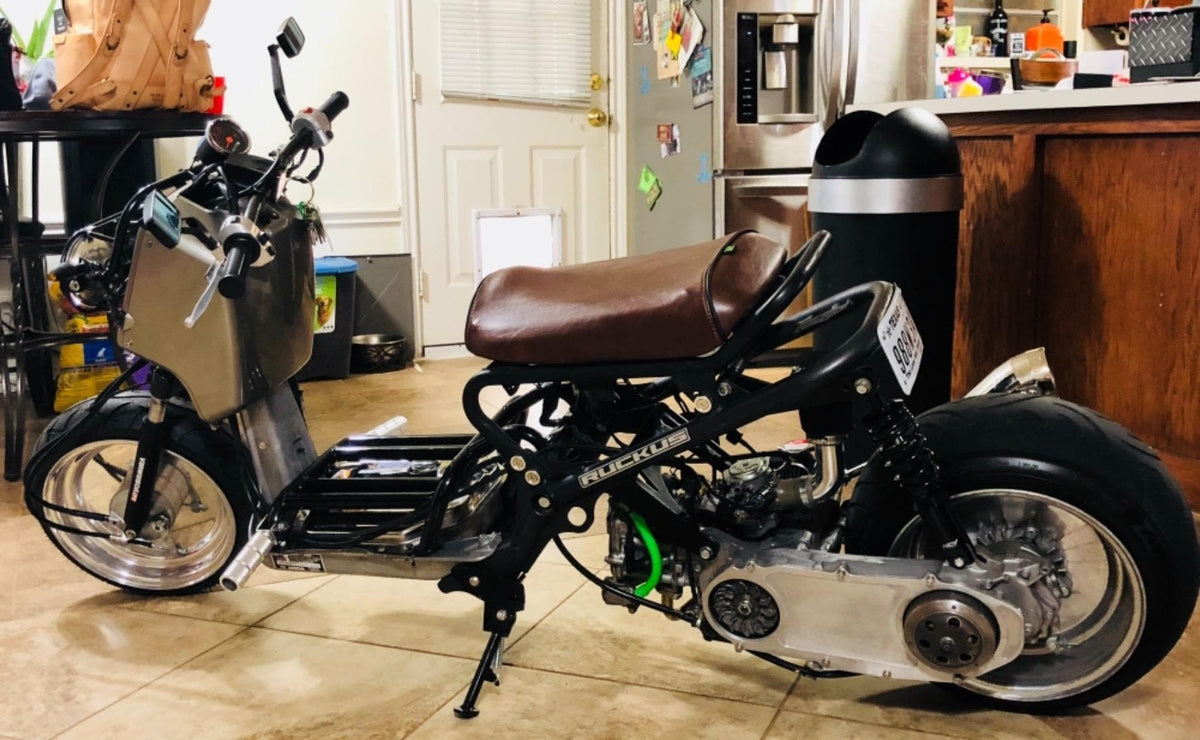 Honda Ruckus rustic minimalist seat cover