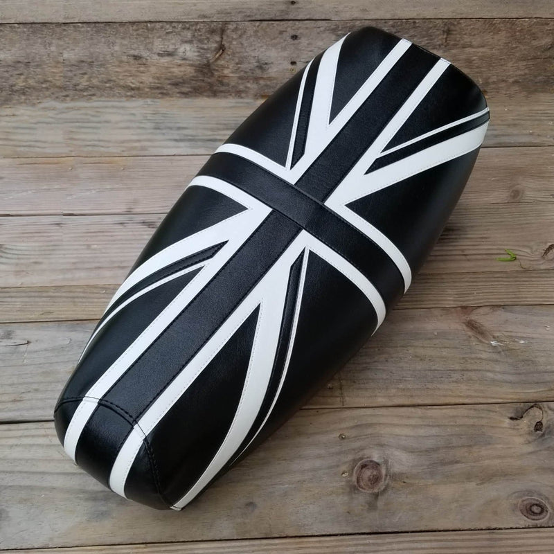 Stella Seat Cover Black and White Union Jack by Cheeky Seats