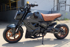 Honda Grom Seat Cover Cognac Double Diamond