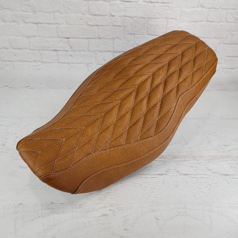 Honda Grom Seat Cover 2013 - 2026 Chevron Moab MSX125 Seat Cover, handmade Honda Grom seat cover by Cheeky Seats, featured product view