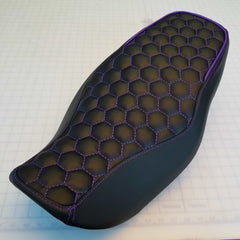 Honda Grom Seat Cover HEXAGON Honeycomb