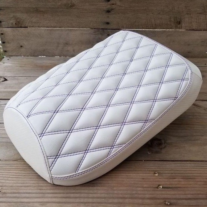Honda Ruckus white diamond seat cover