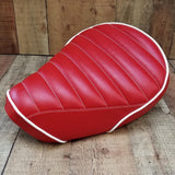 Honda Cub Seat Cover C125 Red Tuck and Roll