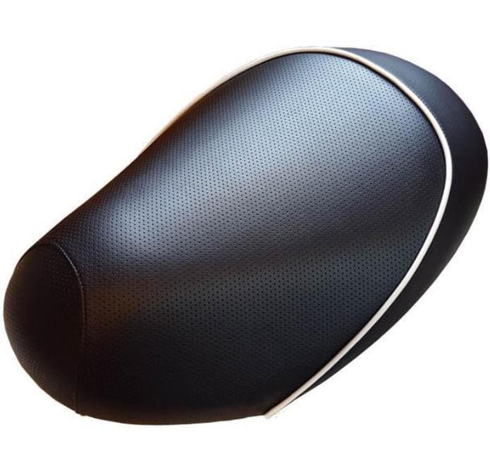 READY TO SHIP! Honda Metropolitan CH50 Perf Combo Seat Cover, handmade Honda Metropolitan seat cover by Cheeky Seats, product detail view 4