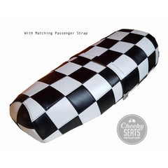 Cheeky Seats Checker Handmade Scooter Seat Cover