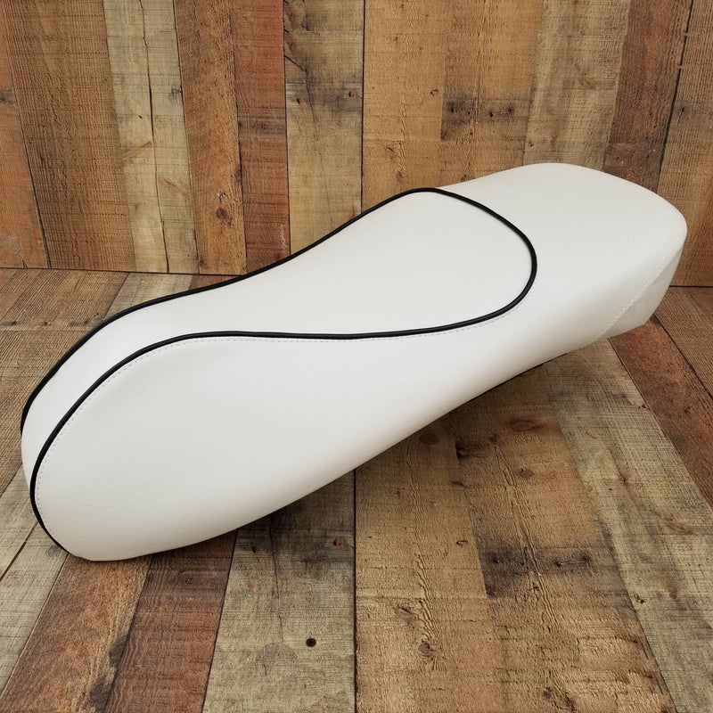 Vespa GTS 250 300 Seat Cover Cream White with Piping