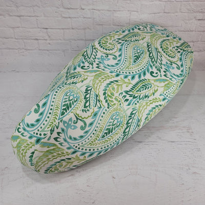 Vespa Sprint / Primavera Green and Blue Paisley SEAT COVER - Beat The Heat!!