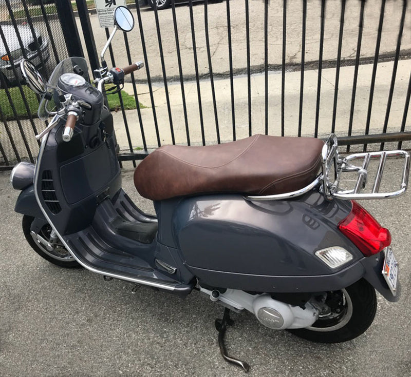Vespa GTS 250 300 Seat Cover Whiskey Brown